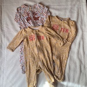 Little sister footie sleeper